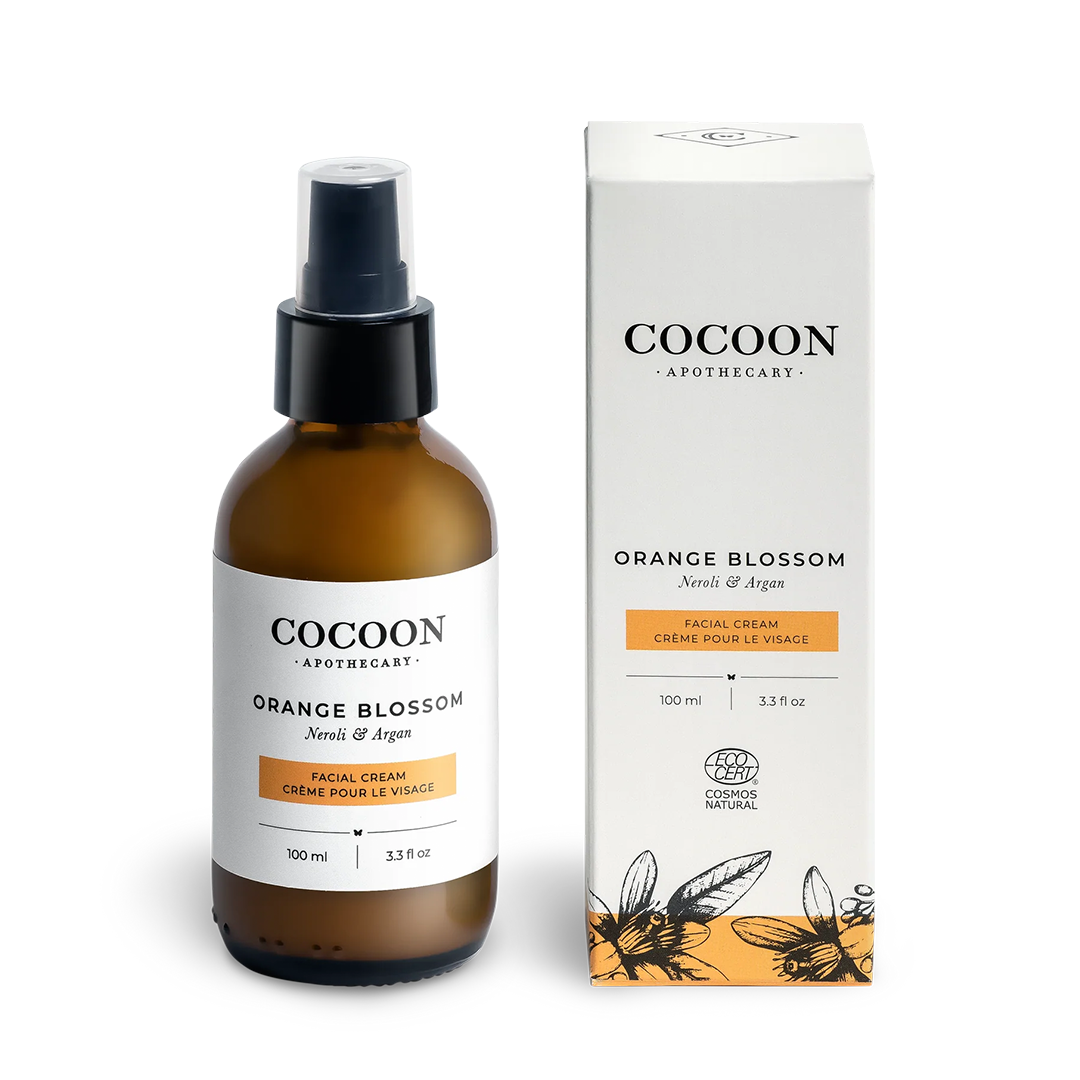 cocoon apothecary orange blossom bottle and box